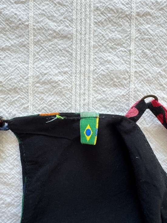 FARM Rio Spotted Floral Square Neck Multicolor Cropped Cami - Picture 7 of 7